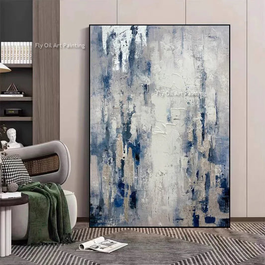 ViVi Bloom Hand-Painted Floral Canvas