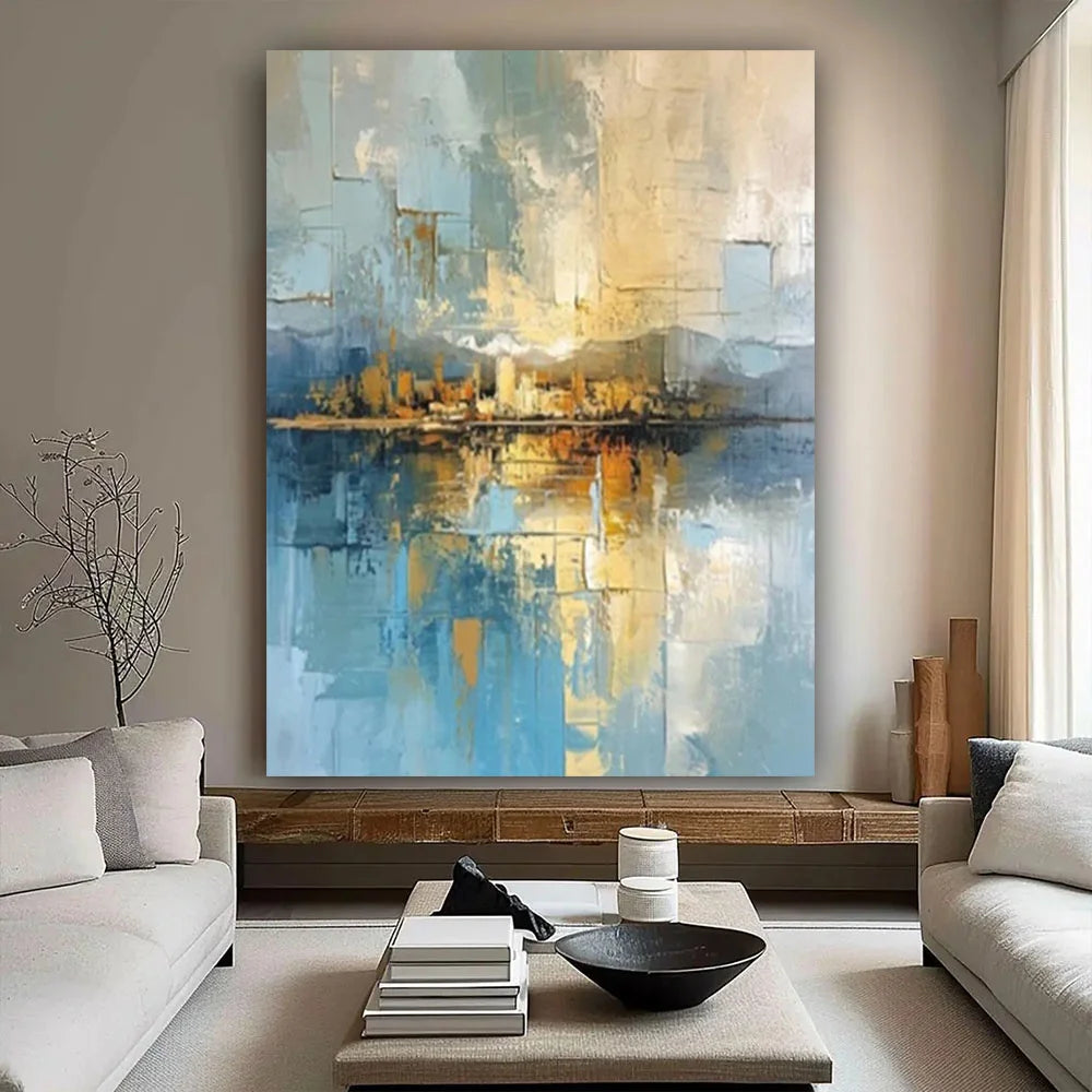 ArtistCraft Abstract Hand-Painted Oil Canvas