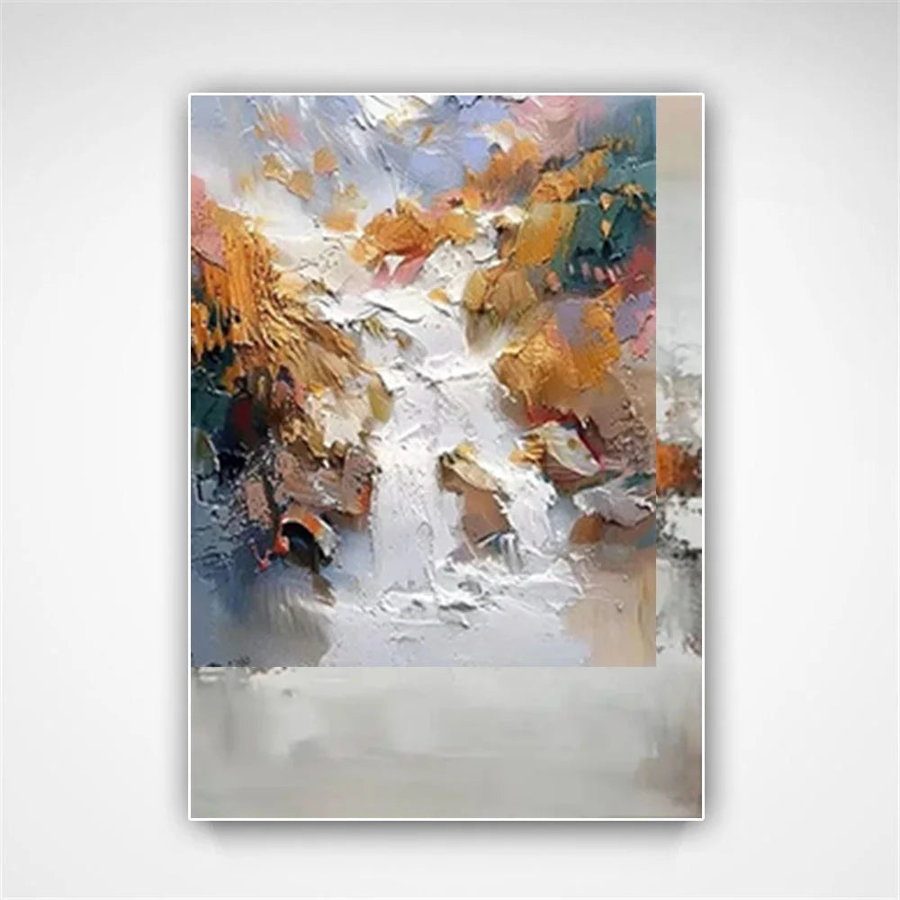 ArtistCraft Abstract Hand-Painted Oil Canvas