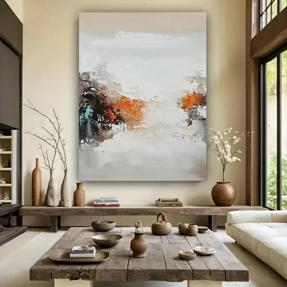 ArtistCraft Abstract Hand-Painted Oil Canvas