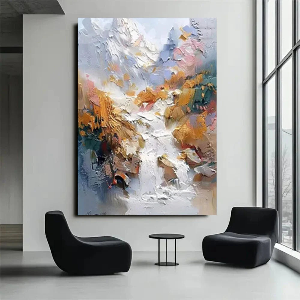 ArtistCraft Abstract Hand-Painted Oil Canvas