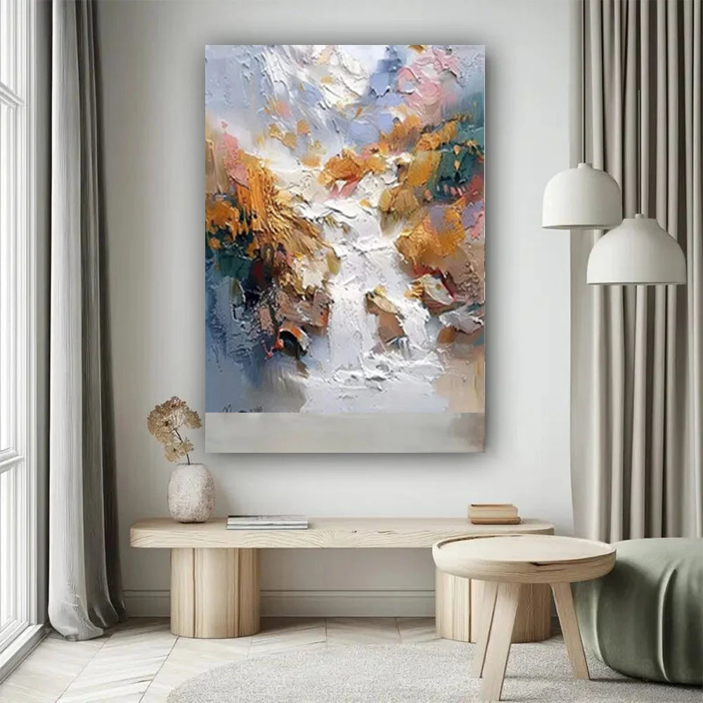 ArtistCraft Abstract Hand-Painted Oil Canvas