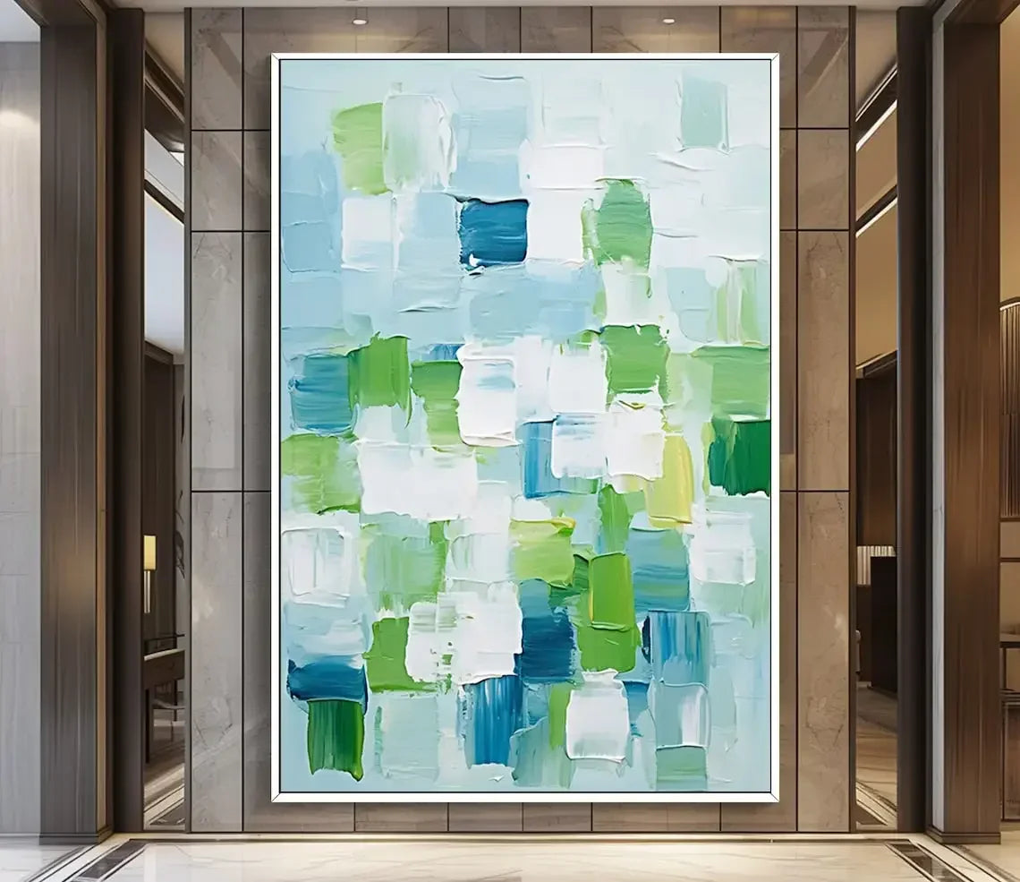 Abstract Texture Oil Painting On CaAbstract Horizon Oil Canvas