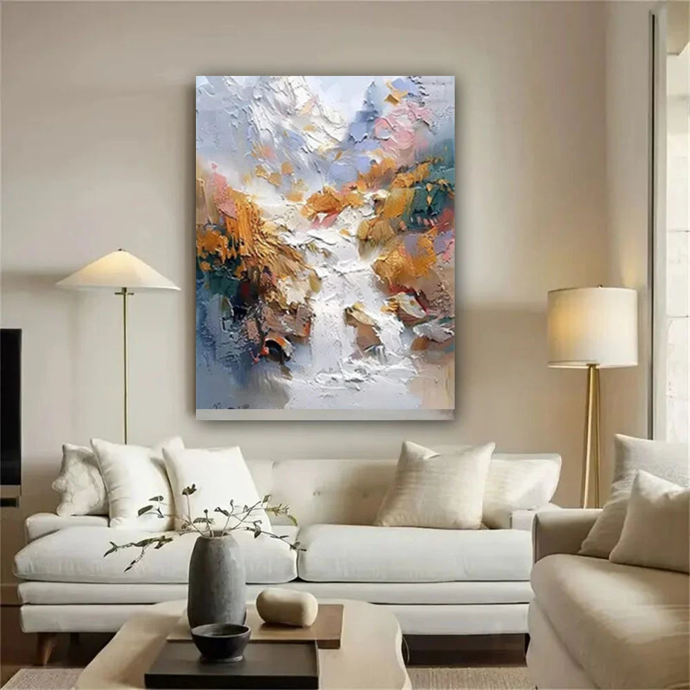 ArtistCraft Abstract Hand-Painted Oil Canvas