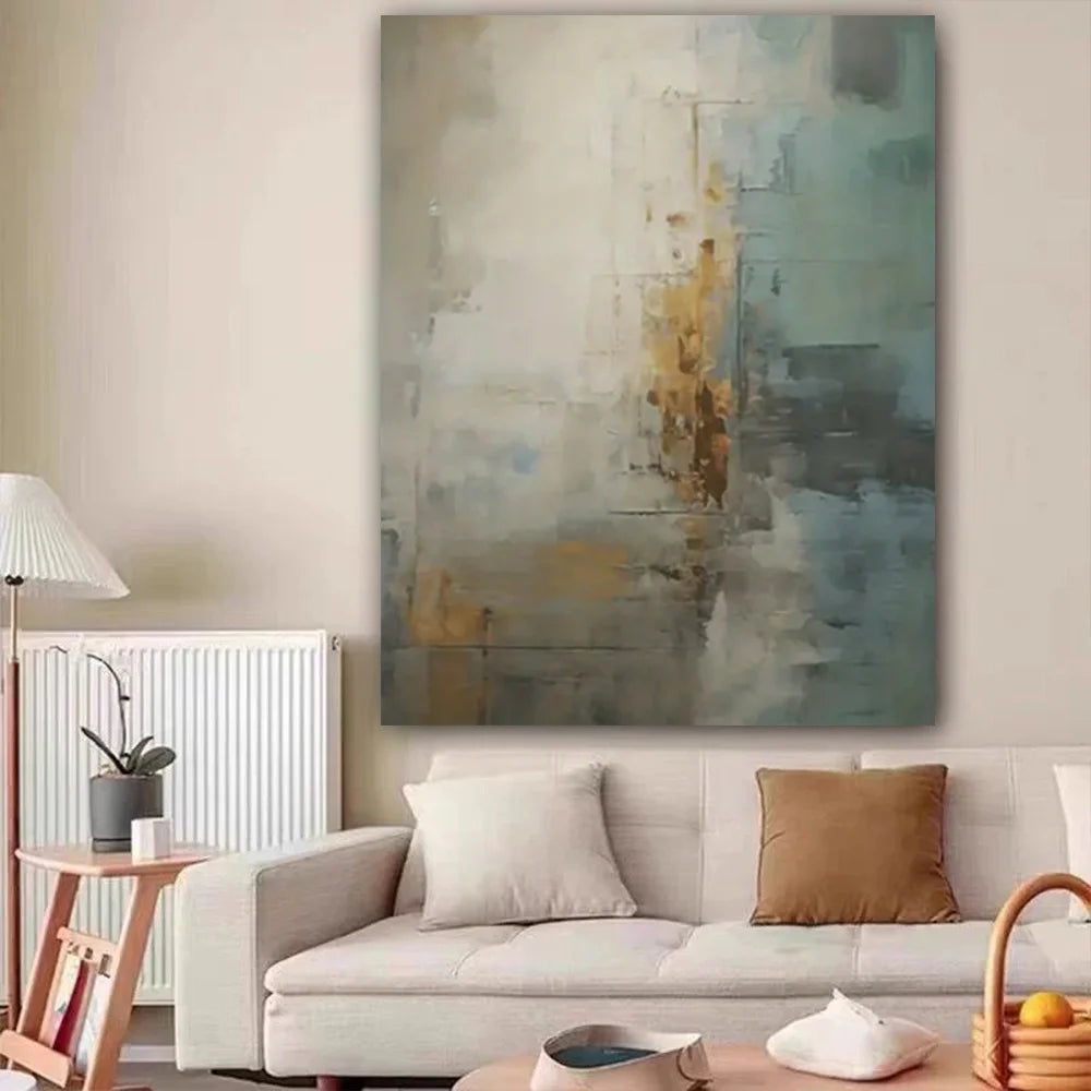 ArtistCraft Abstract Hand-Painted Oil Canvas