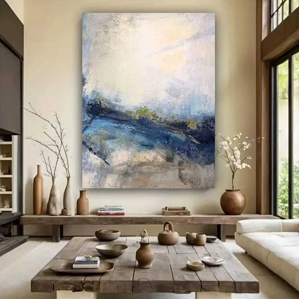 ArtistCraft Abstract Hand-Painted Oil Canvas